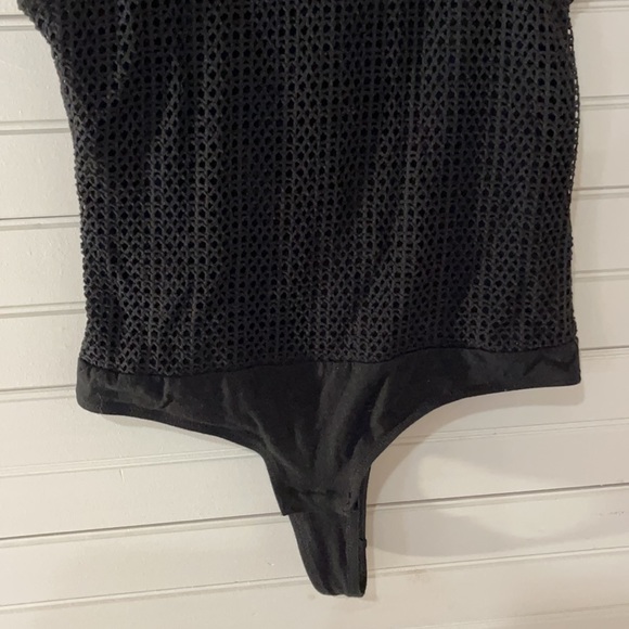 Madewell Mesh Cotton Bodysuit Size Small - Picture 3 of 5